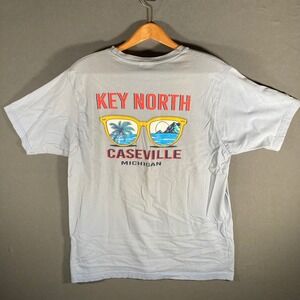 Key‎ North Caseville Michigan Spicy Tuna Coastal Outfitter T-Shirt Mens XL